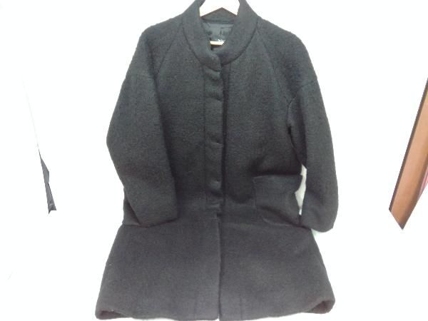 ｙ’s for living ワイズ フォー リビング yohji yamamoto ヨウジヤマモト スタンドカラーコート ブラック 黒