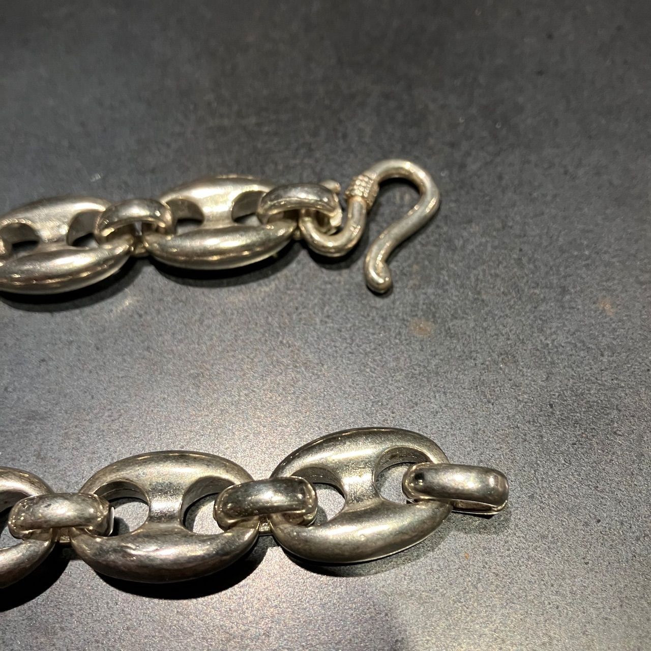 SILVER925 PIG NOSE WIDE CHAIN BRACELET/シルバー/ブレスレット 
