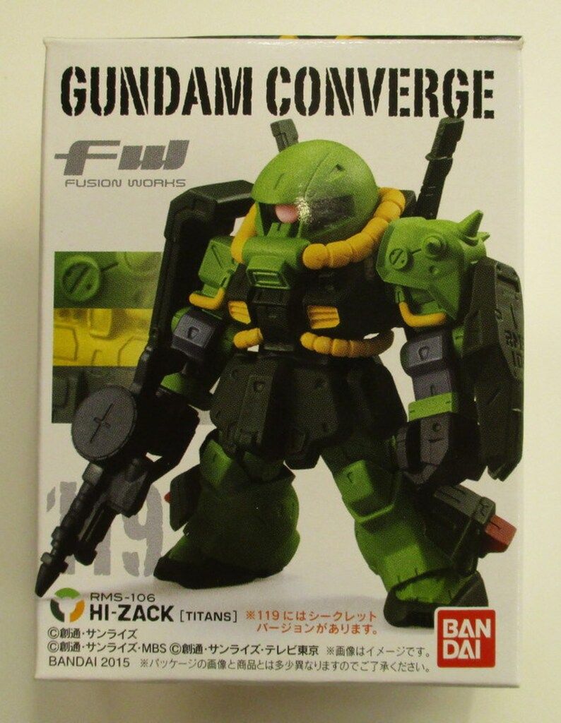 14体 ガンダムコンバージ119 ハイザック FWGUNDAMCONVERGE BANDAI FW GUNDAM CONVERGE 20 ハイザック(紺/連邦軍カラー) 119