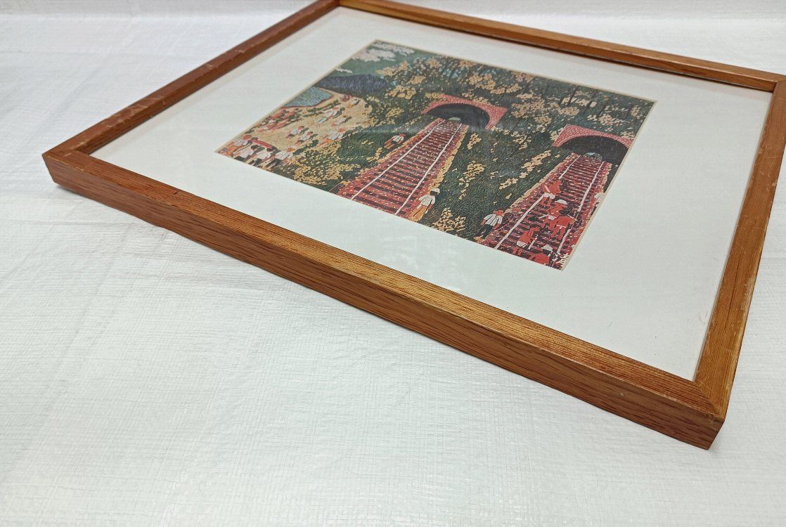 複製画　清水港から見たトンネル　山下　清 複製画 清水港から見たトンネル 山下 清 - メルカリ