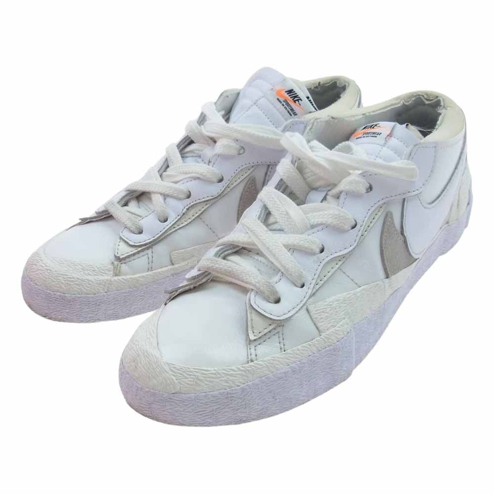 NIKE ナイキ スニーカー DM6443-100 × sacai BLAZER LOW White Patent