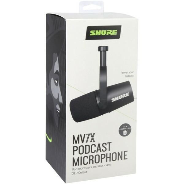 ポッドキャストマイク XLR シュア MV7X-J ブラック
