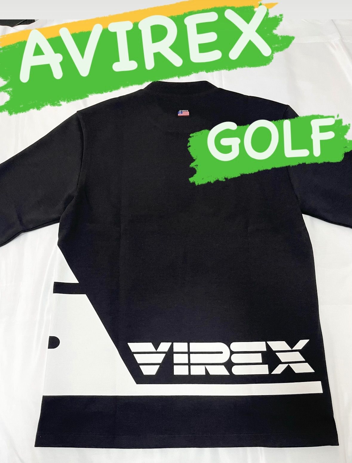 AVIREX GOLF[アヴィレックス ゴルフ]ロゴバックプリントシャツ