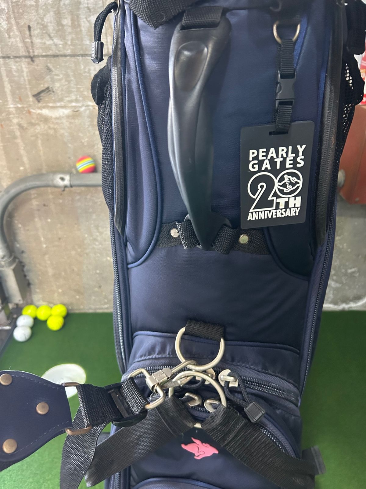 PEARLY GATES パーリーゲイツ 20周年 限定キャディバック 中古 NAVY