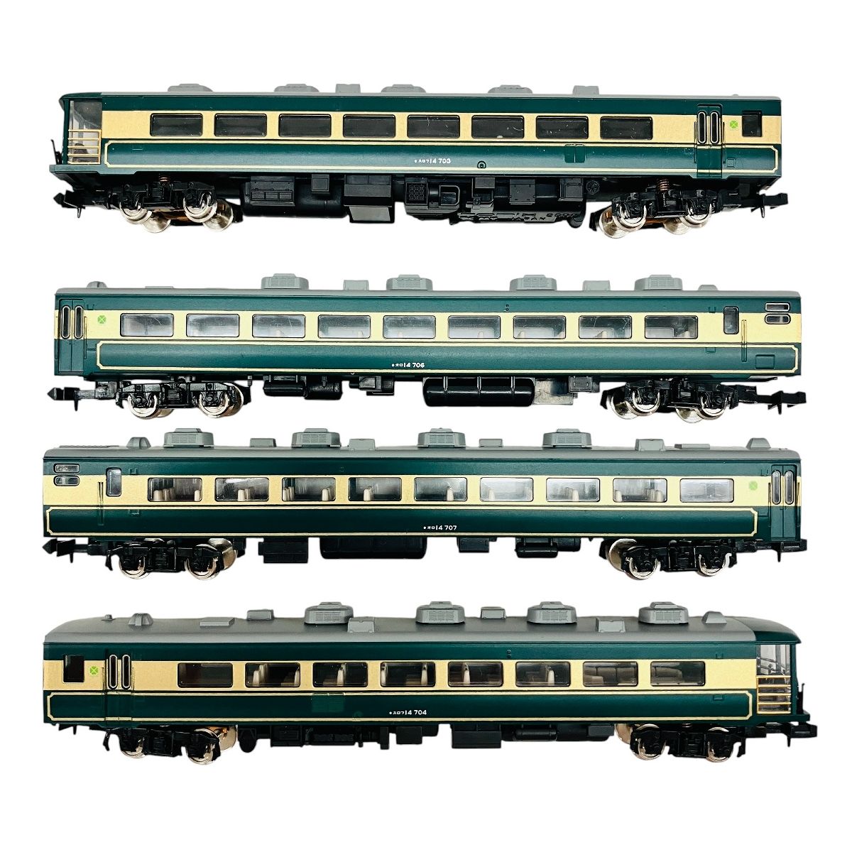 サロンカーなにわ彗星セット 鉄道模型】TOMIX JR14 700系客車 サロンカーなにわセット 開封