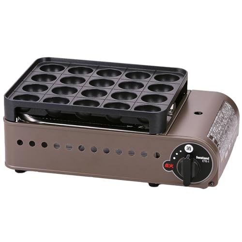 イワタニ Iwatani 岩谷 カセットガス たこ焼器 スーパー炎たこ えんたこ ブロンズ-ブラック 日本製 CB-ETK-1m 974ac41b