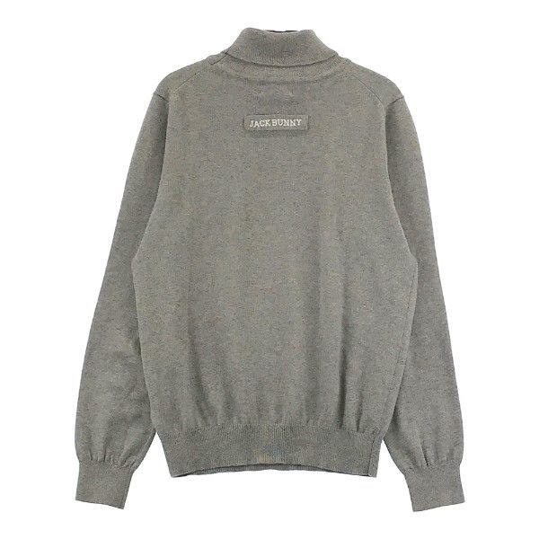 ジャックバニー レディース ニット ハイネック セーター グレー サイズ