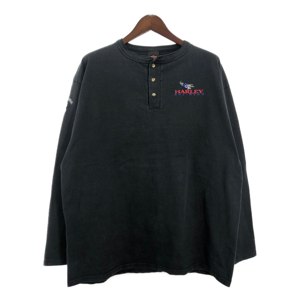 【激レア】　ハーレーダビッドソン　ヘンリーネック　ヴィンテージ　90s XL 楽天市場】ハーレーダビッドソン（スタイル（ネック）ヘンリー