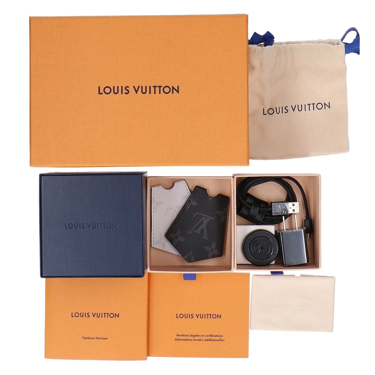 LOUIS VUITTON ルイヴィトン QA051Z タンブールホライゾン ラバーベルト スマートウォッチ