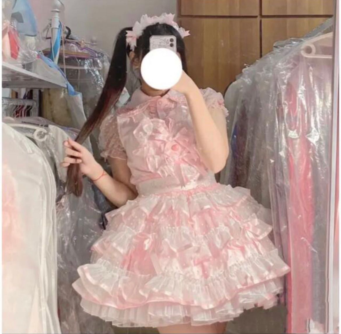 着丈23センチアイドル衣装　ハンドメイド