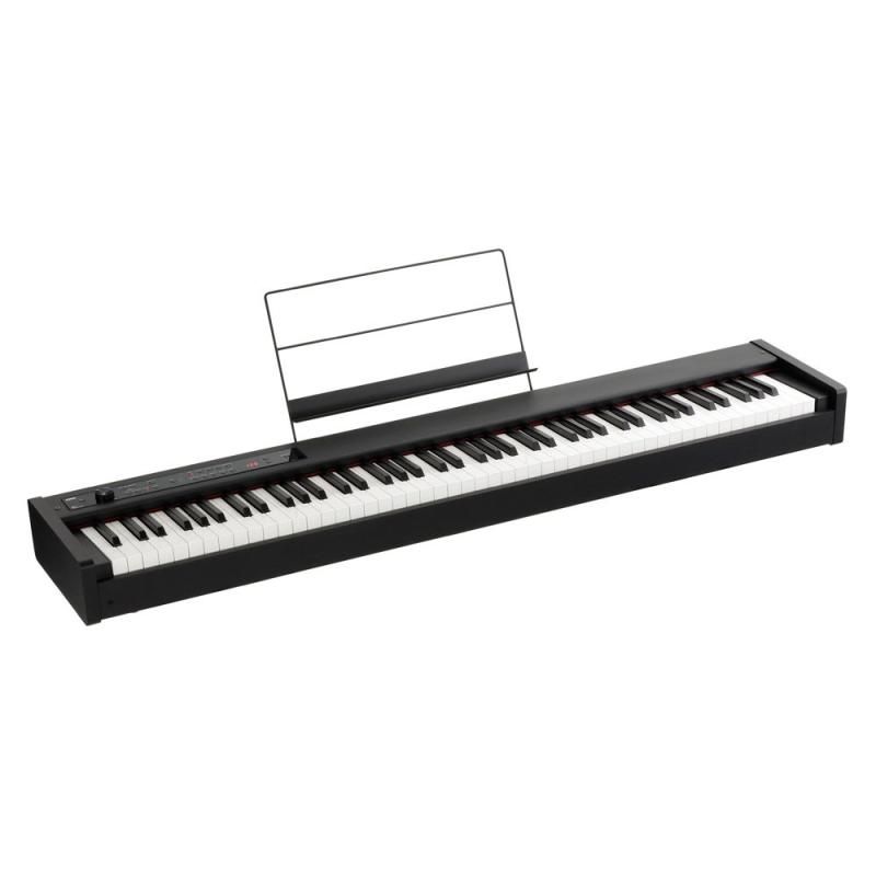 KORG コルグ 電子ピアノ D1 88鍵盤| | のRH3鍵盤|ダンパーペダル|譜面立て付属|同音連打 ブラック
