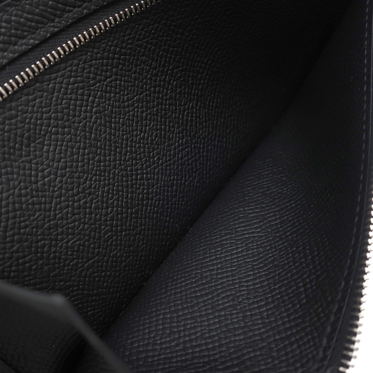 【人気の財布】HERMES Silk In コンパクトウォレット 黒 HERMES Silk In(エルメス シルクイン) 折りたたみ財布