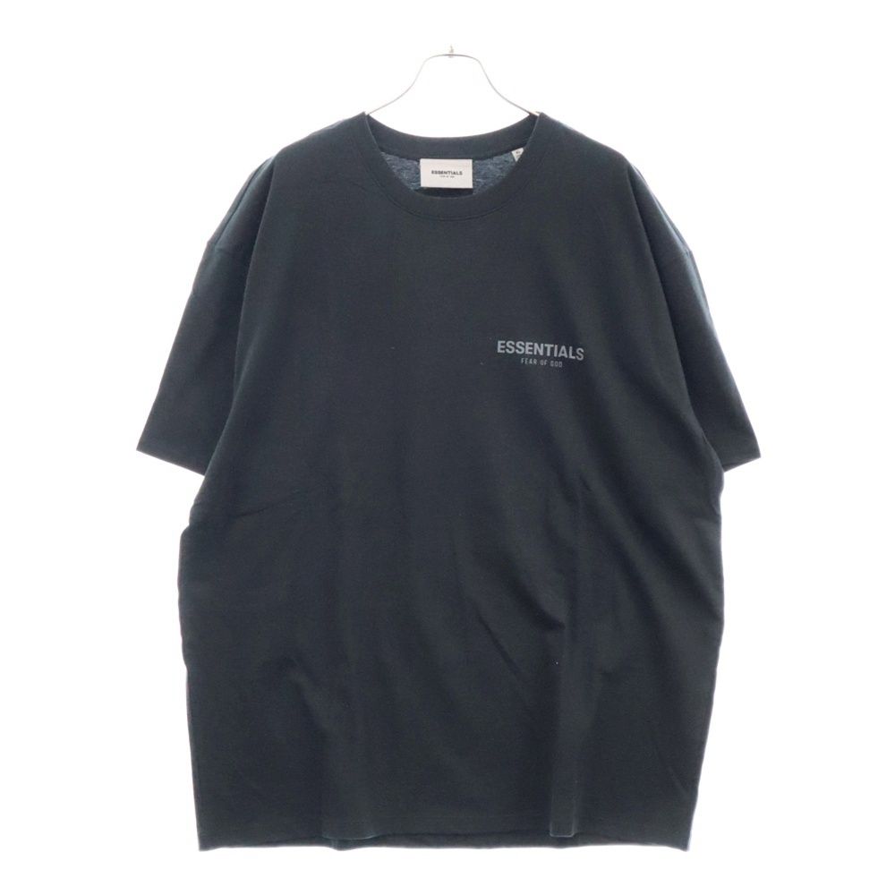 FOG Essentials (エフオージー エッセンシャルズ) ロゴ プリント クルーネック 半袖Tシャツ カットソー ブラック
