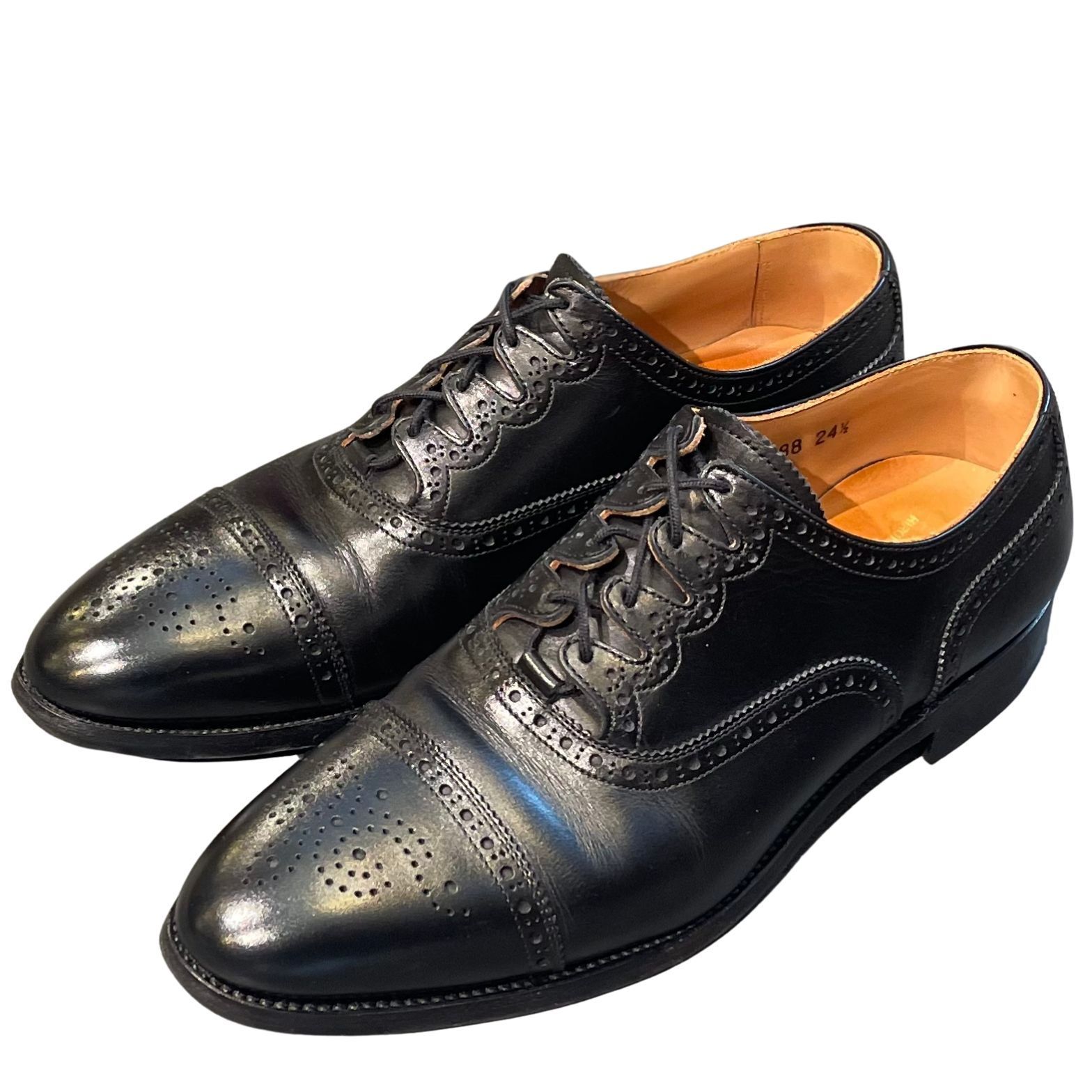 スコッチグレイン レザーシューズ ギリー F-3877 ブラック【LA】【中古