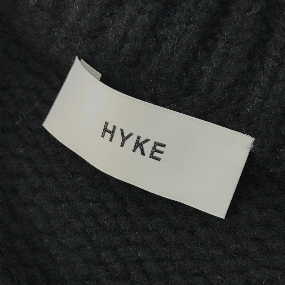 hyke フリンジ ニットベスト light/GRAY 中古・古着通販】HYKE (ハイク