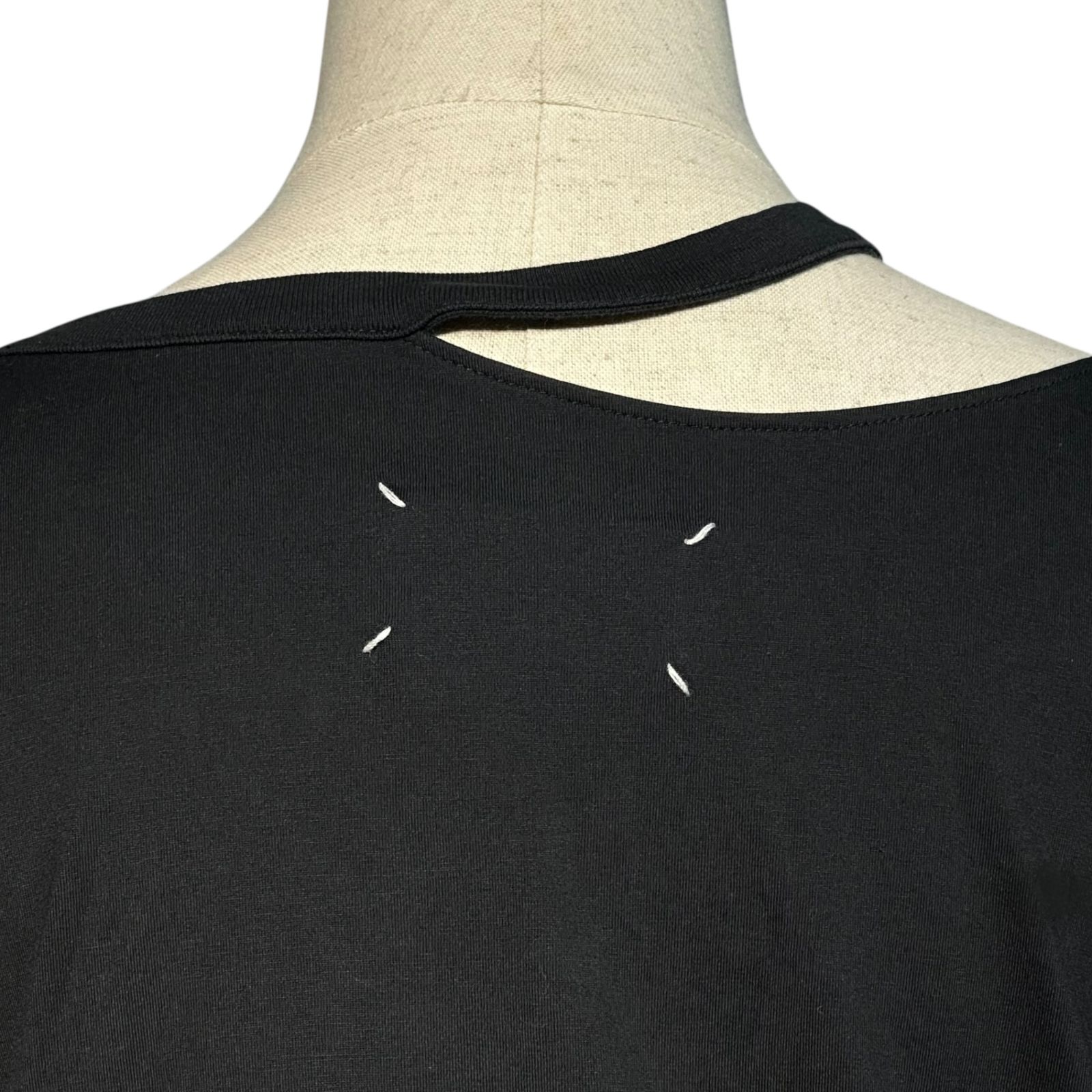 MAISON MARGIELA(メゾンマルジェラ) 18SS Asymmetry sleeve T-Shirt 