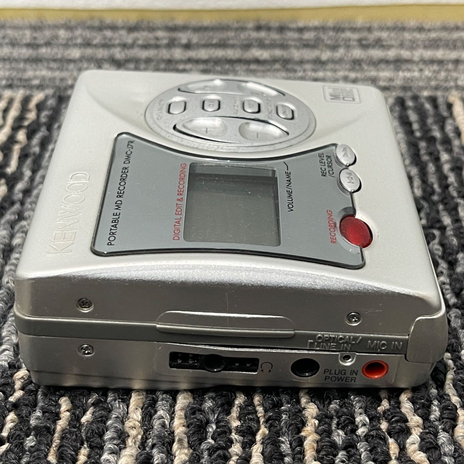 NPA】KENWOOD ポータブルMDレコーダー DMC–J7R ジャンク - メルカリ