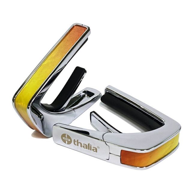 タリア カポ Thalia Capos Limited Series CH-SUNRISE SHELL | SUNRISE SHELL Chrome ギター 12インチフレットパッド付属