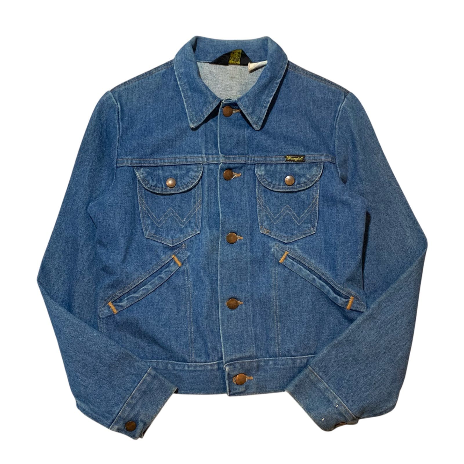 80s wrangler made in usa denim jacket/1980年代 ラングラー アメリカ 