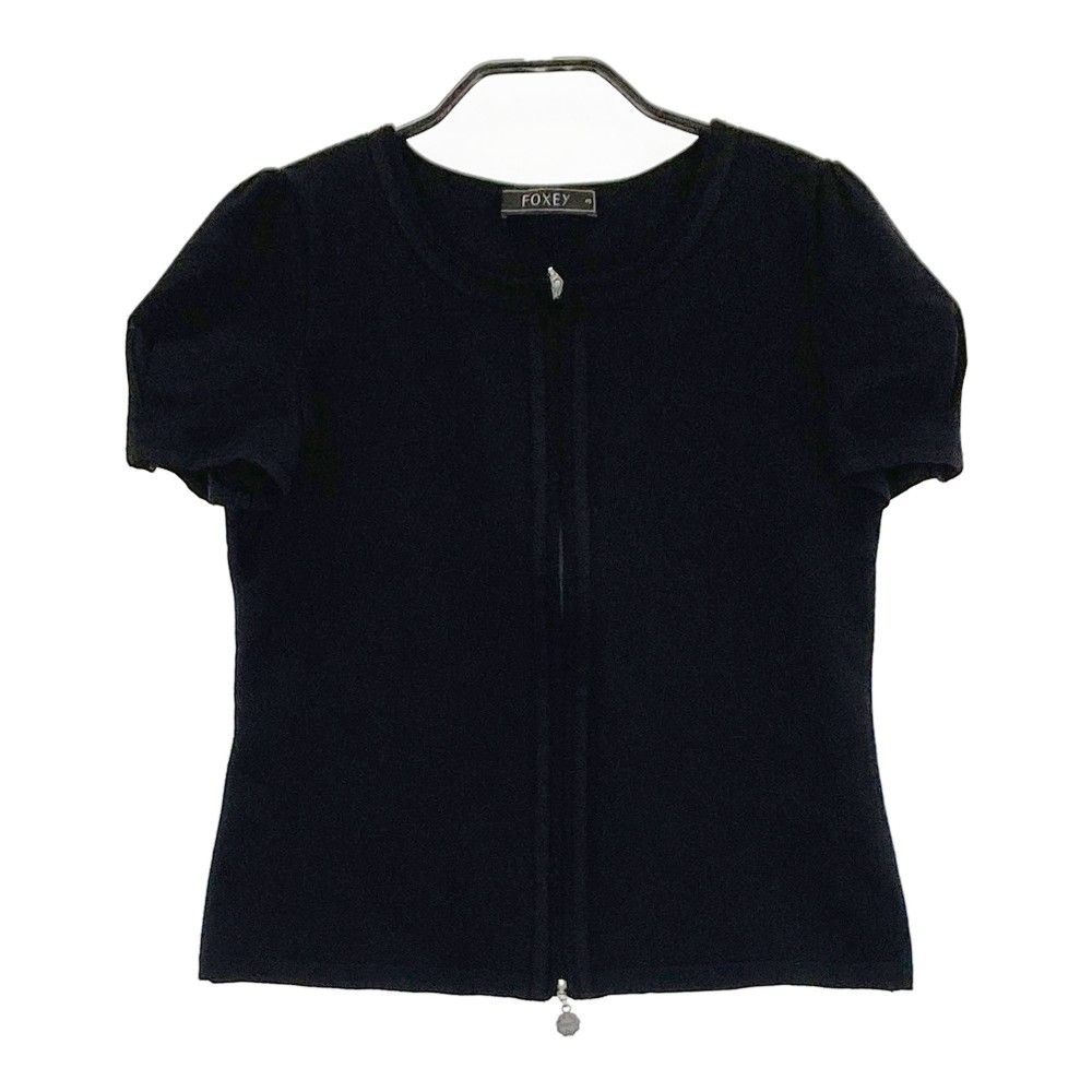 美品】LEONARD レオナール シアー素材カーディガン 透け感 ライン