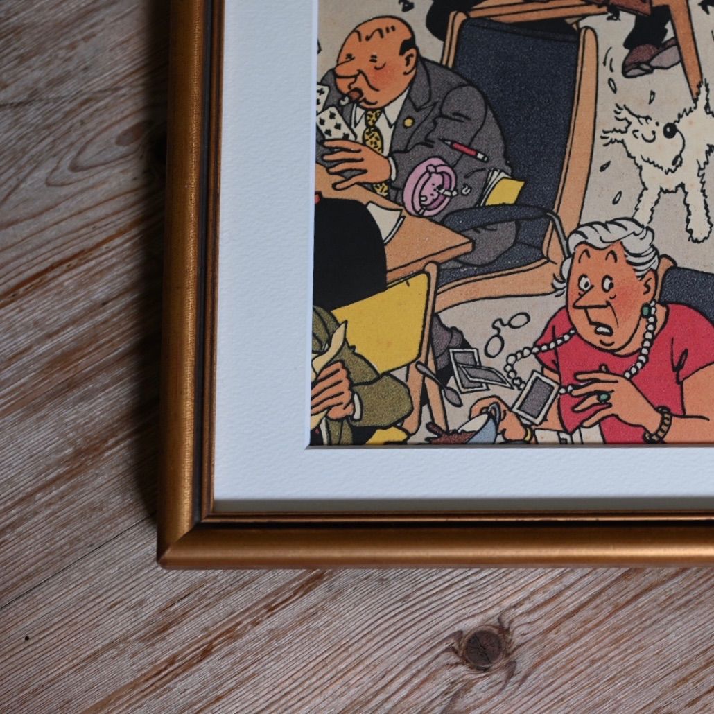 ヴィンテージフレーム「TIN TIN」公式輸入カレンダー2017年版の1枚と