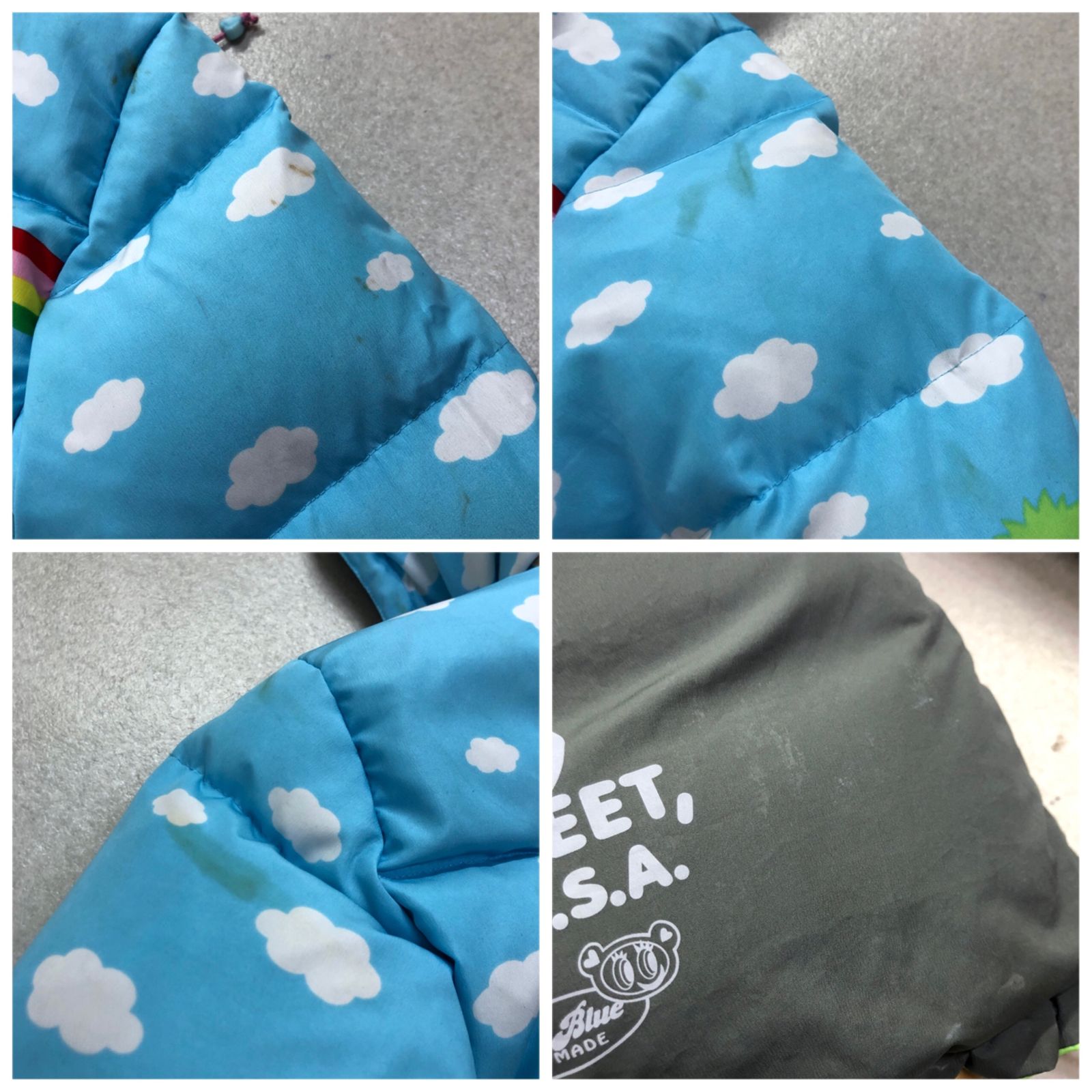 ○ ANGEL BLUE エンジェルブルー ダウンジャケット リバーシブル