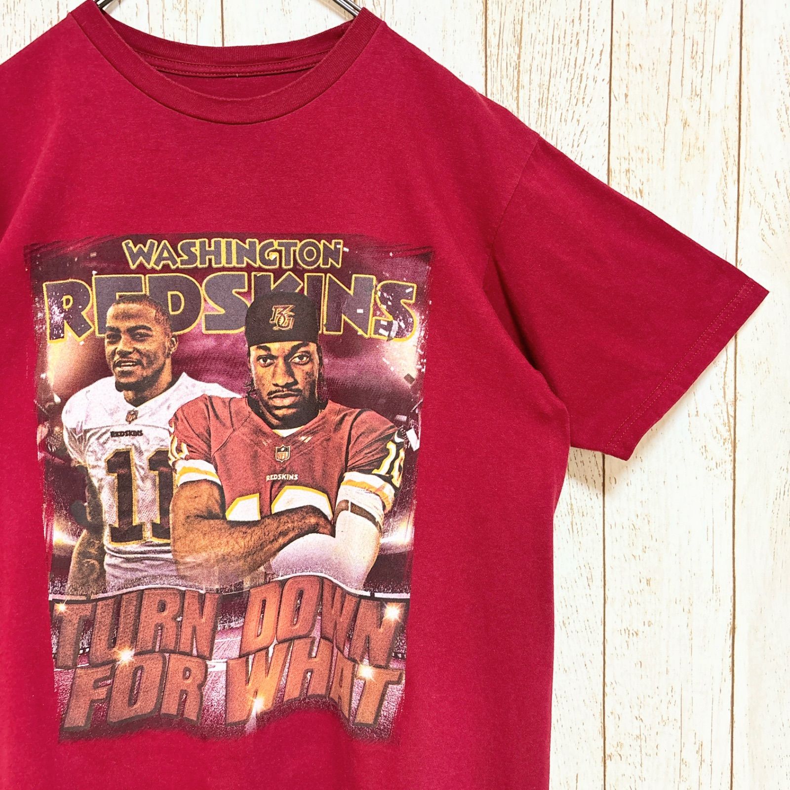 NFL Washington Redskins ワシントン・レッドスキンズ プリント Tシャツ M USA古着