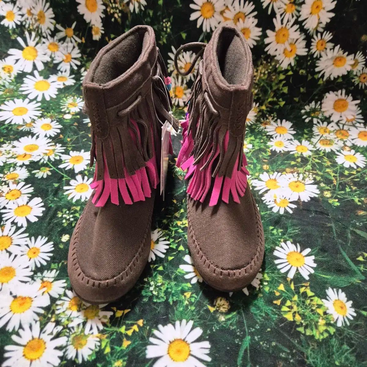 フリンジ ブーツ