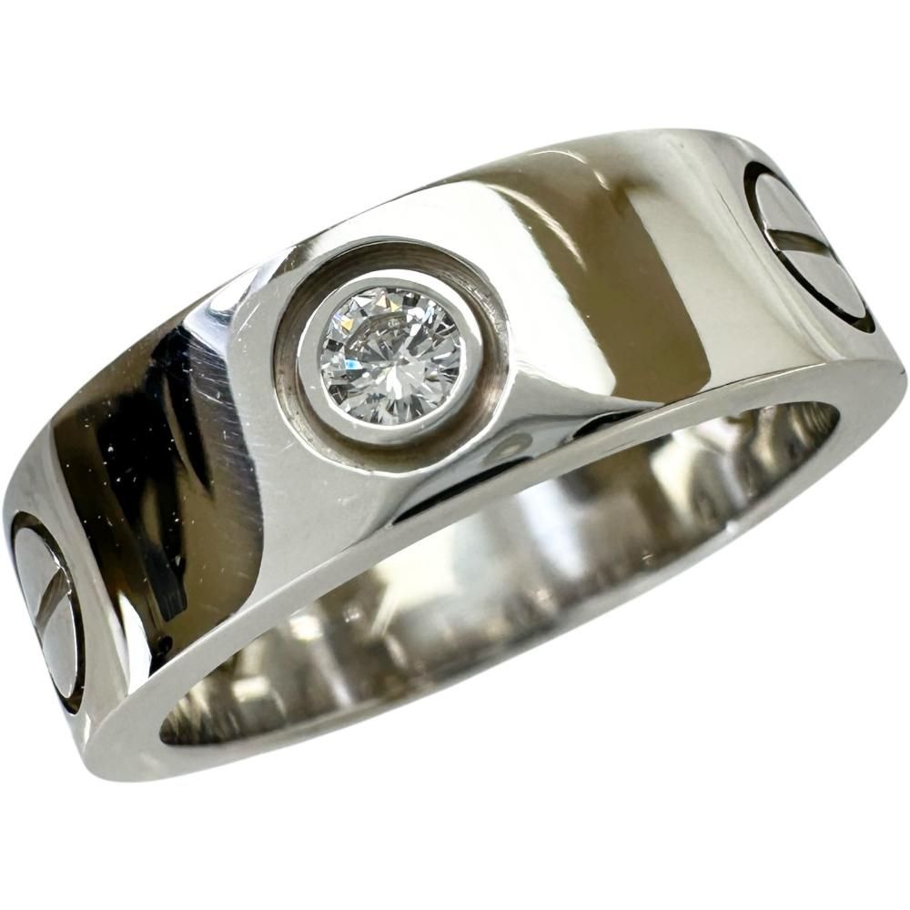 カルティエ ラブリング ホワイトゴールド #48 約8号 カルティエ ラブ