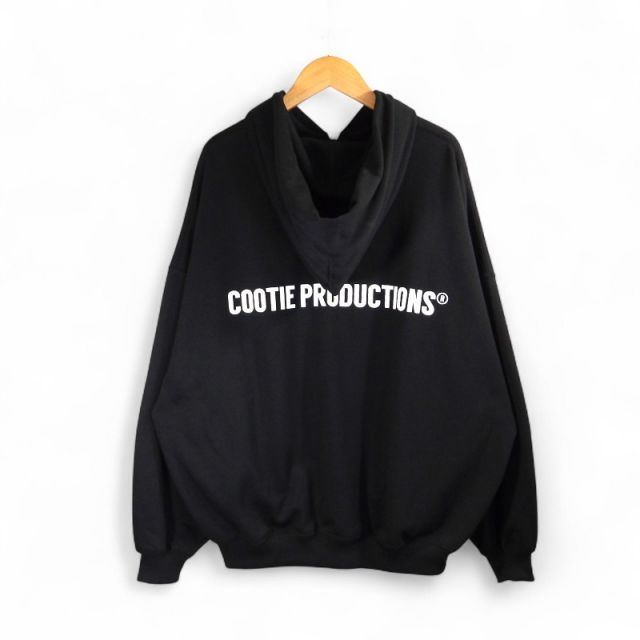 COOTIE 25 ss DRY TECH OVERSIZED SEWAT ZIP UP HOODIE BLACK サイズM クーティー ドライ テック オーバーサイズ スウェット ジップアップ フーディー パーカー