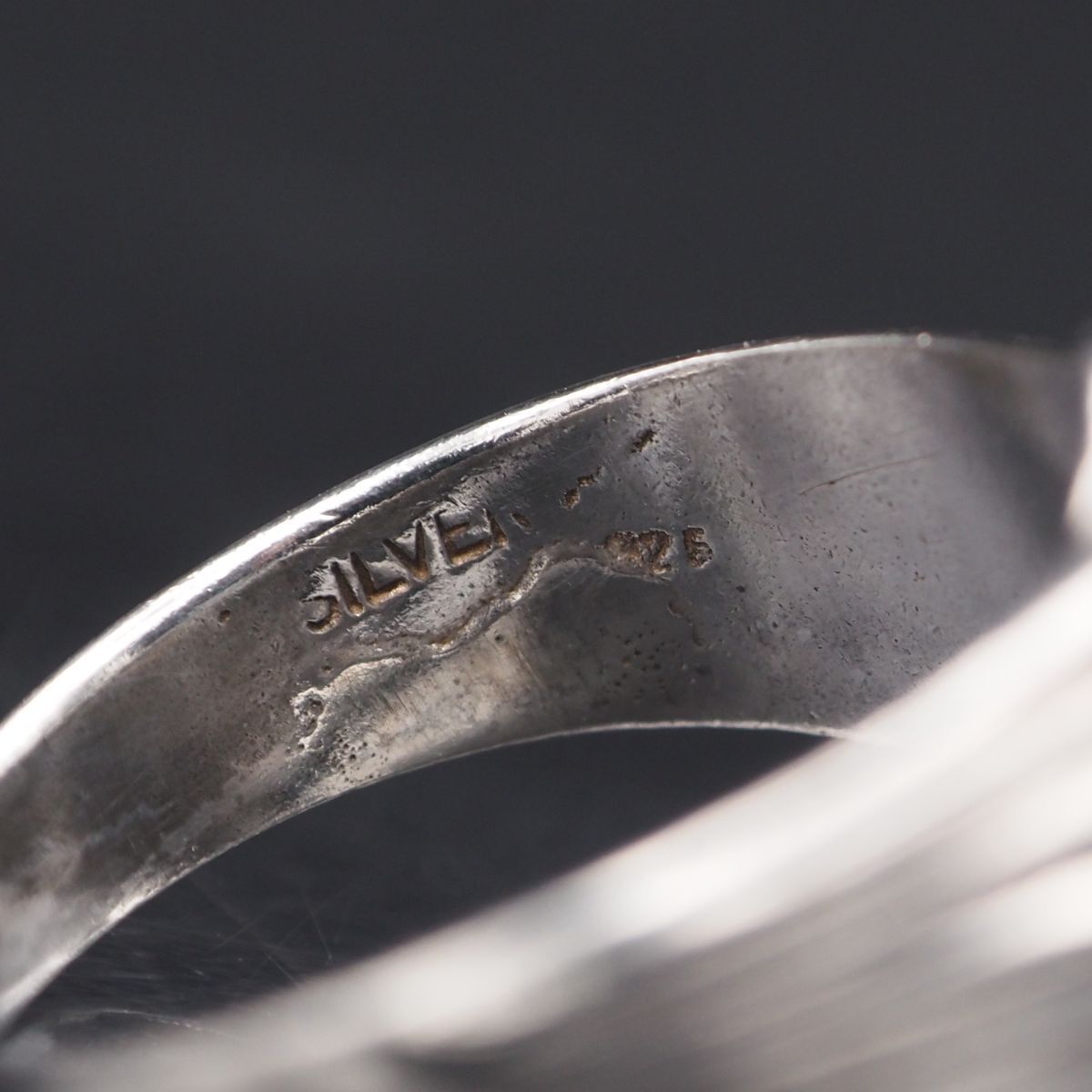 J160 ヴィンテージ SILVER925刻印 リング デザイン シルバー