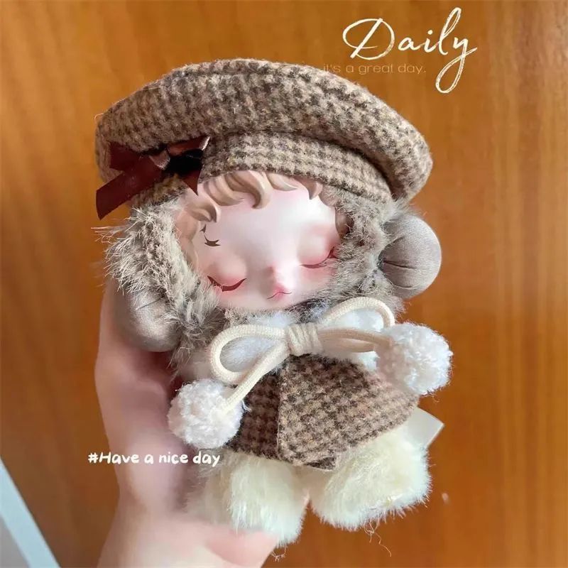 ぬいぐるみ服 labubu ラブブ 15-17cm 第1/2/3世代通用 3点セット