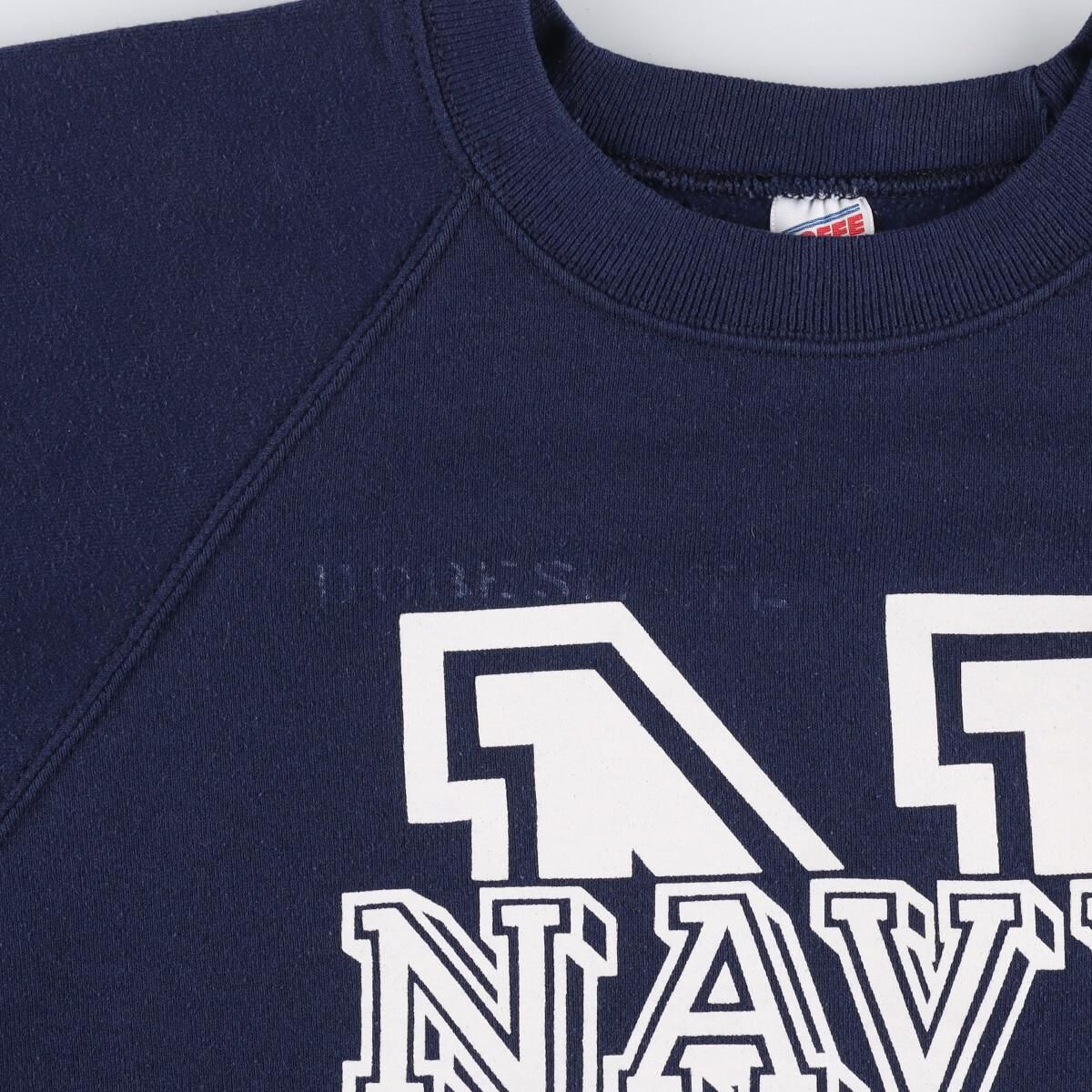 古着 90年代 U.S.NAVY SOFFE SWEATS プリントスウェットシャツ ...