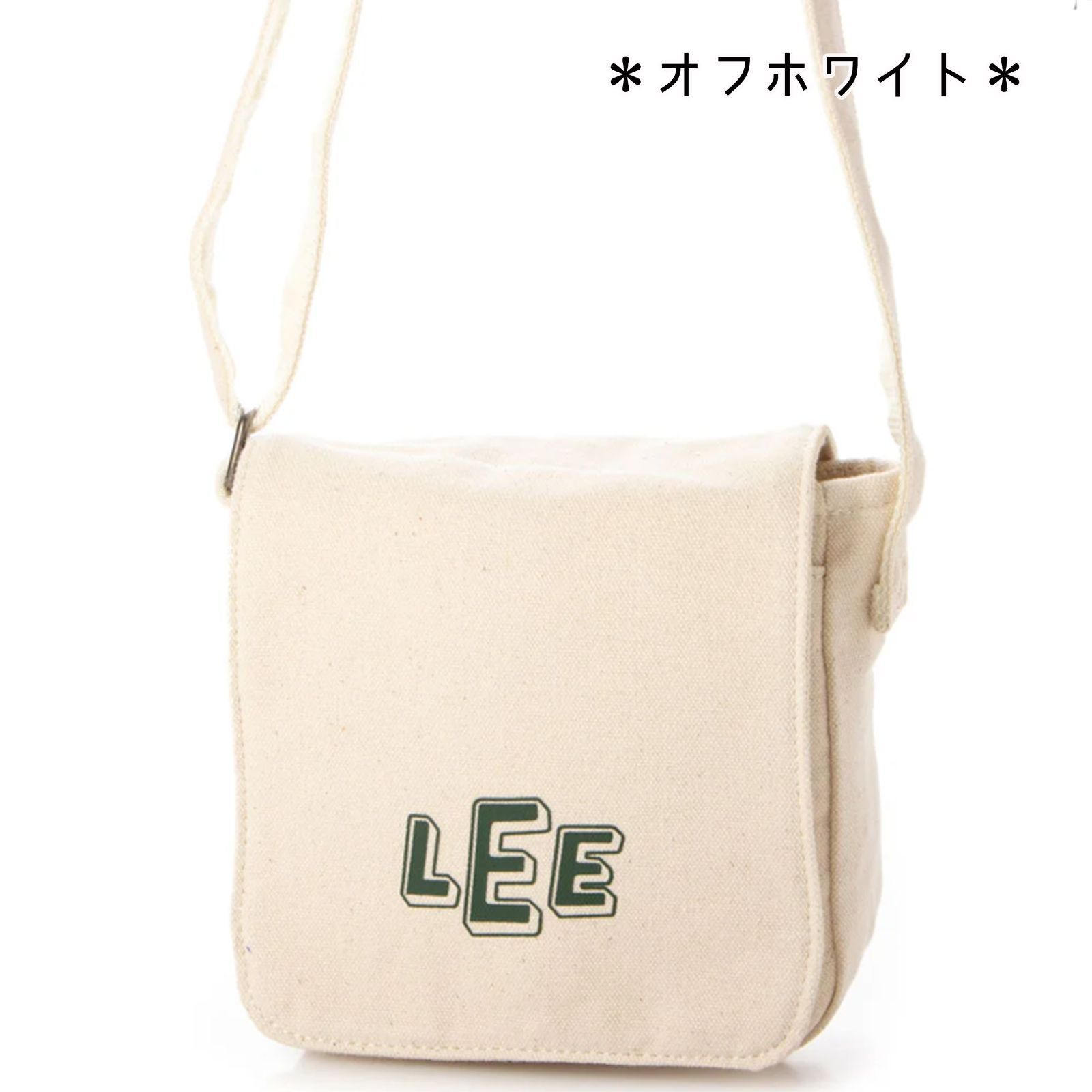 SALE!【Lee/リー カレッジロゴ デニム/キャンバス フラップショルダー