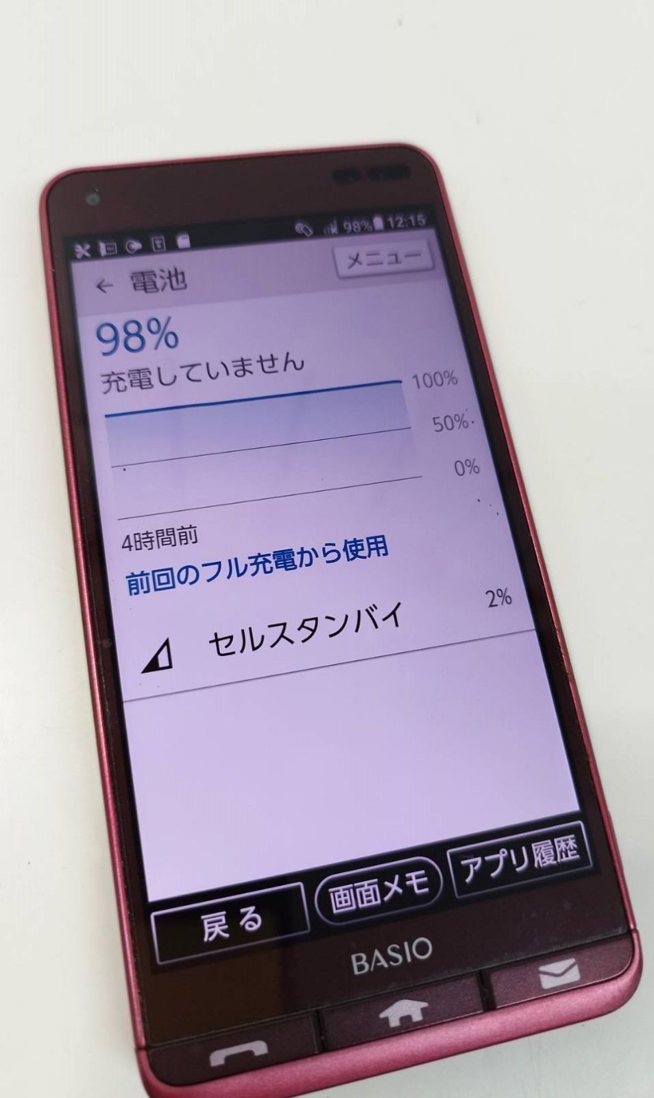 京セラ BASIO KYV43 かんたんスマホ/32GB/Android - メルカリ