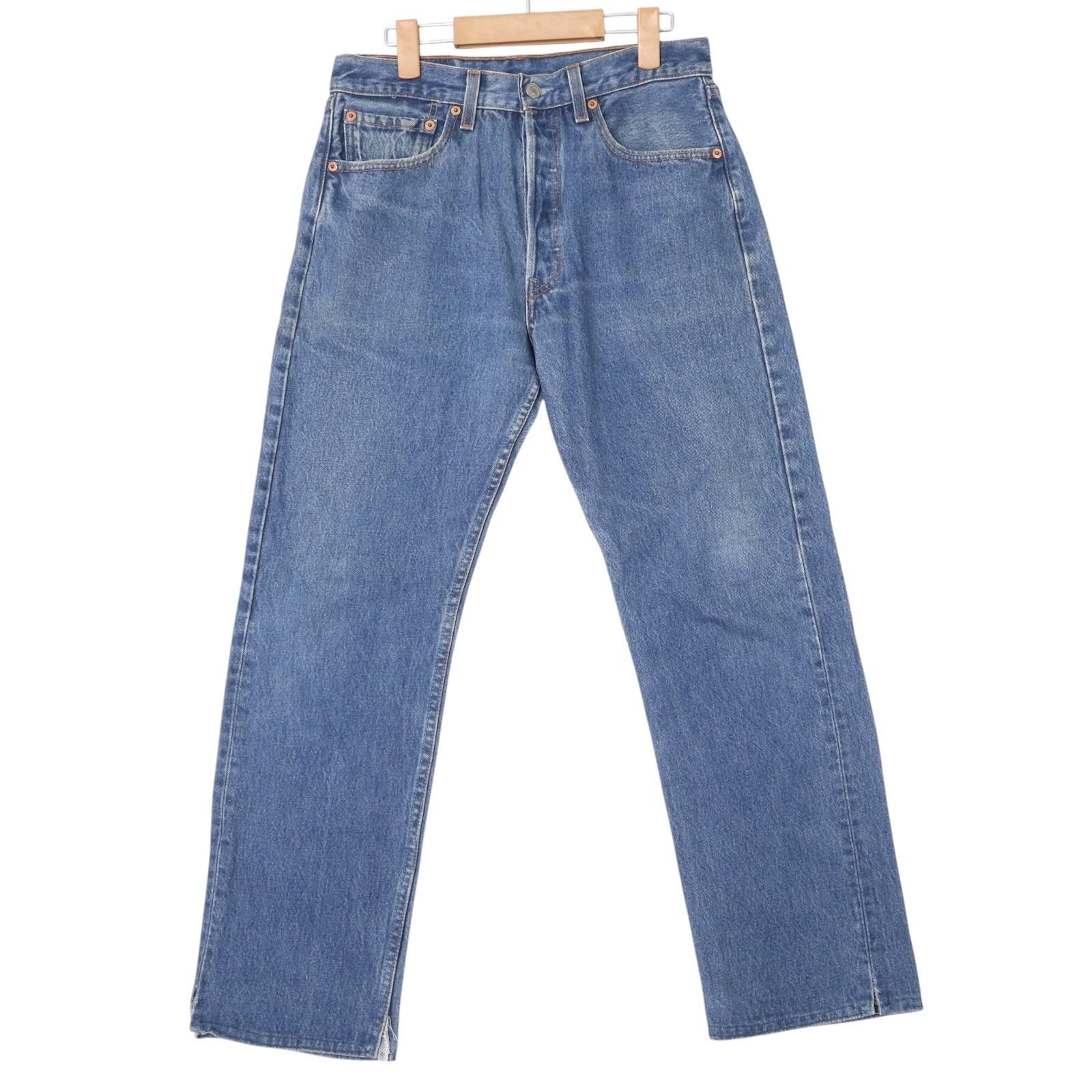90年代 USA製 Levi´s リーバイス 501 デニムパンツ ブルー (メンズ W31 L30)  古着 A2921