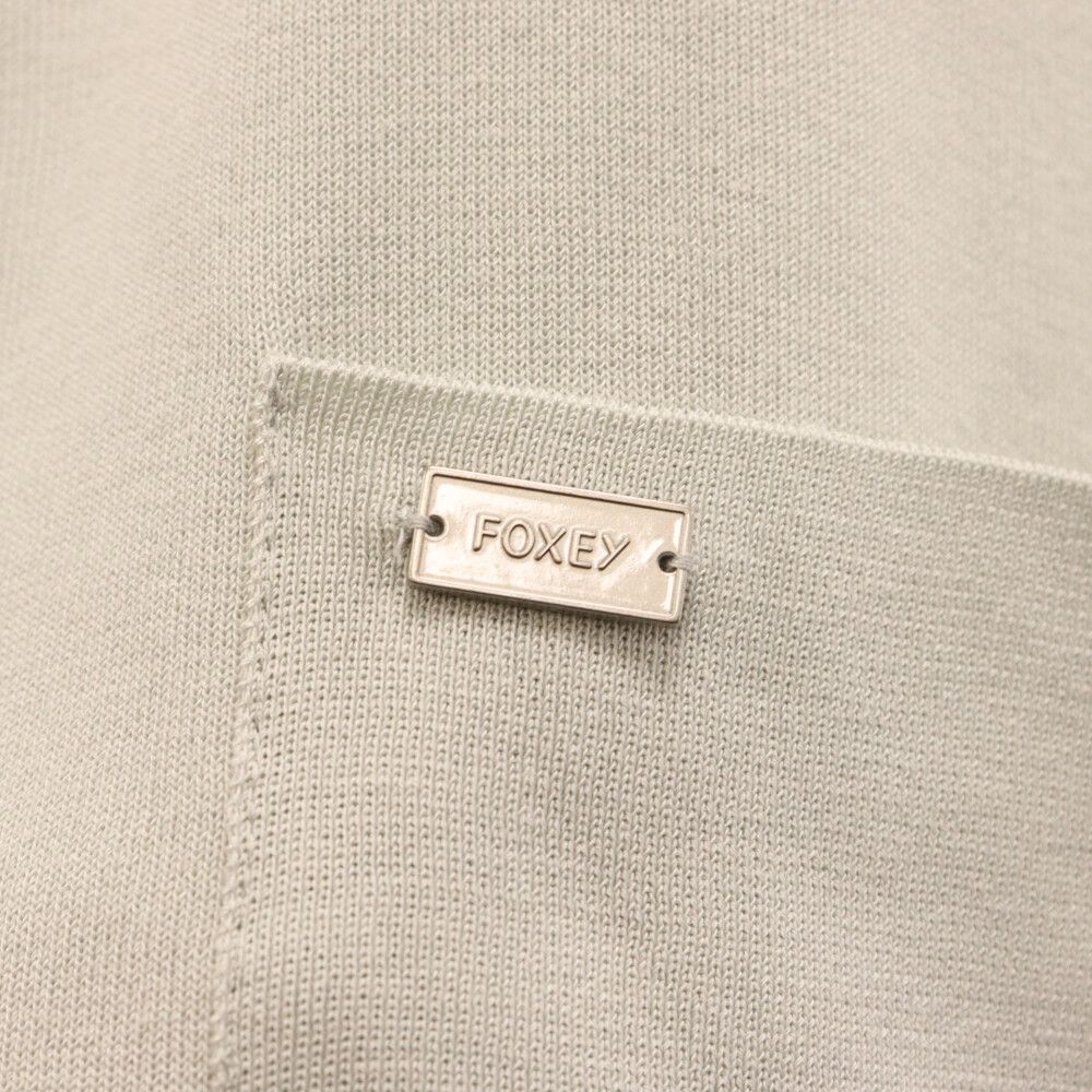 FOXEY (フォクシー) HOODIE CARDIGAN フード付きロングニット FOXEY (フォクシー) HOODIE CARDIGAN フード付きロングニット