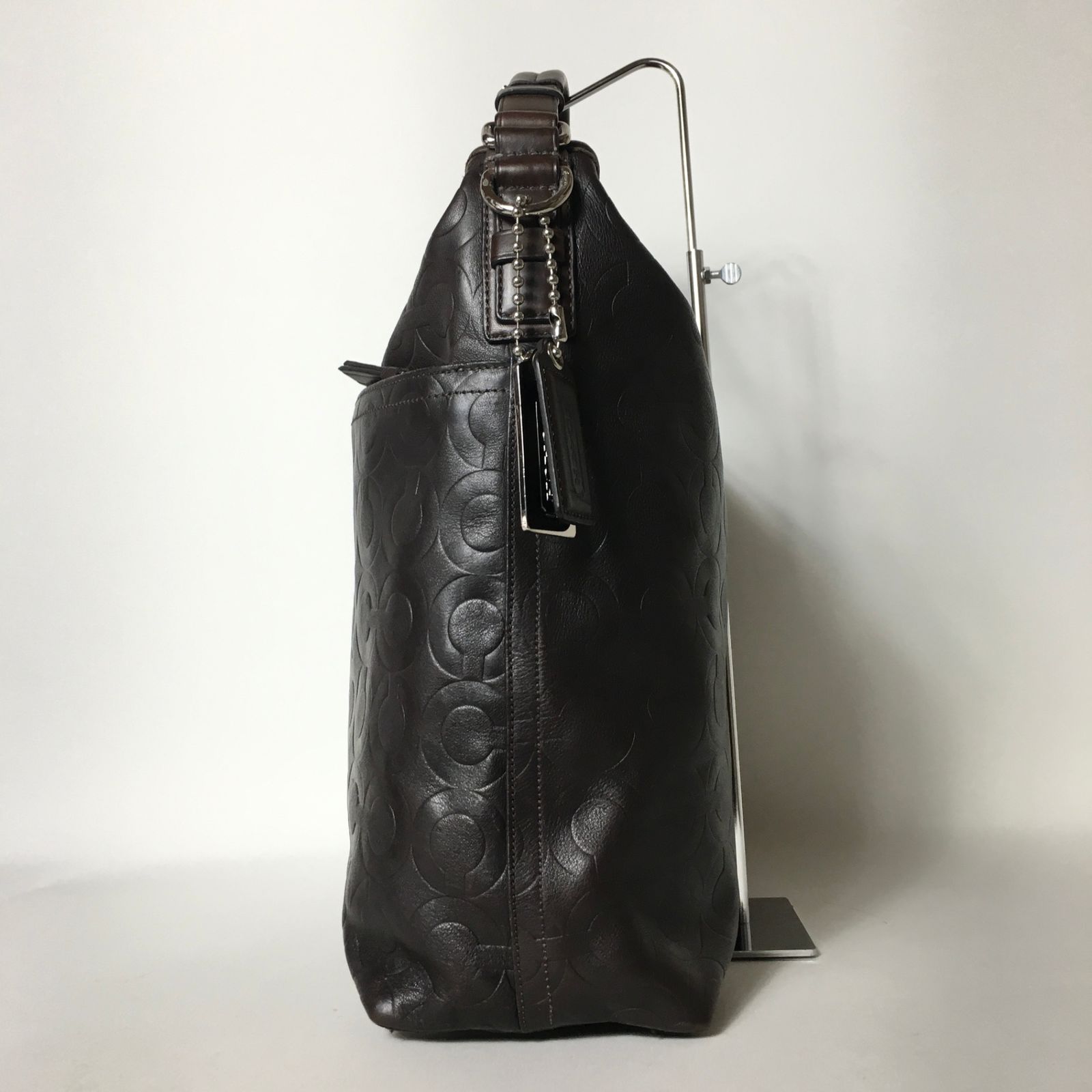 2507-160｜美品｜コーチ オプアート 2WAYバッグ ダークブラウン COACH - 2507-160｜美品｜コーチ オプアート 2WAYバッグ ダーク