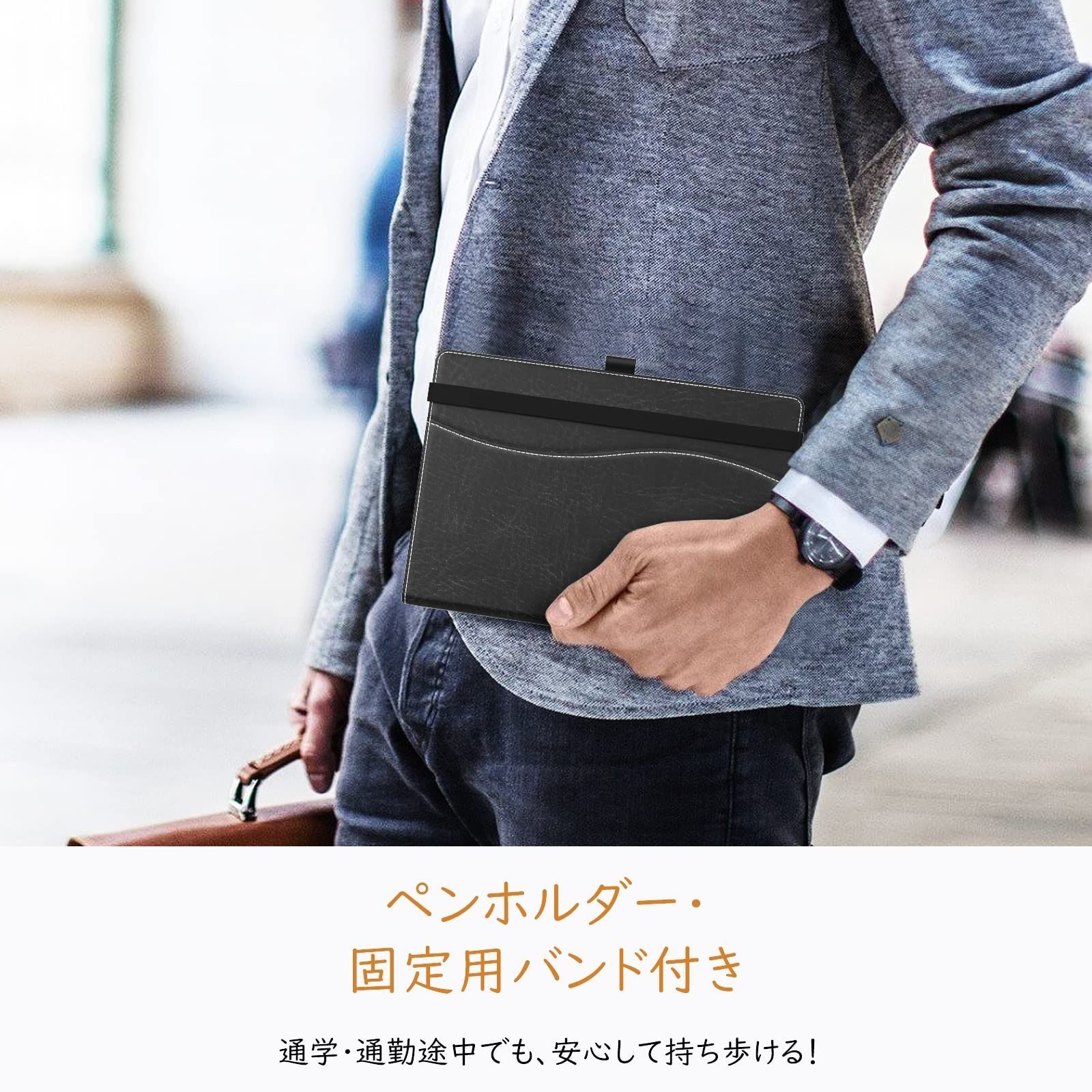 【数量限定】Pro/Xiaomi iPlay60mini P85T/alldocube Redmi mini6/5/Teclast ipad Pad ビジネス スマートカバー SE PUレザー 四隅固定 ペンホルダー付き 8.7インチ/Headwolf カード