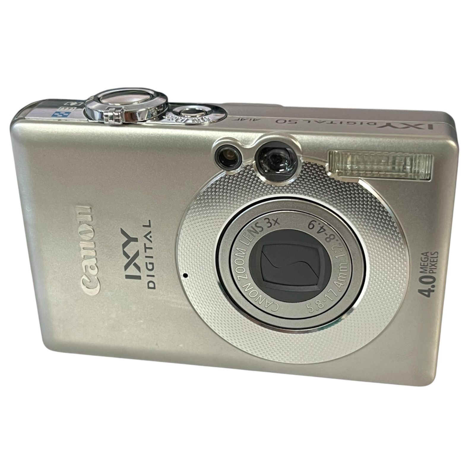 【動作品・欠品無】Canon キャノン IXY DIGITAL 55 シルバー 中古】Canon キヤノン IXY Digital 55 コンパクトデジタルカメラ