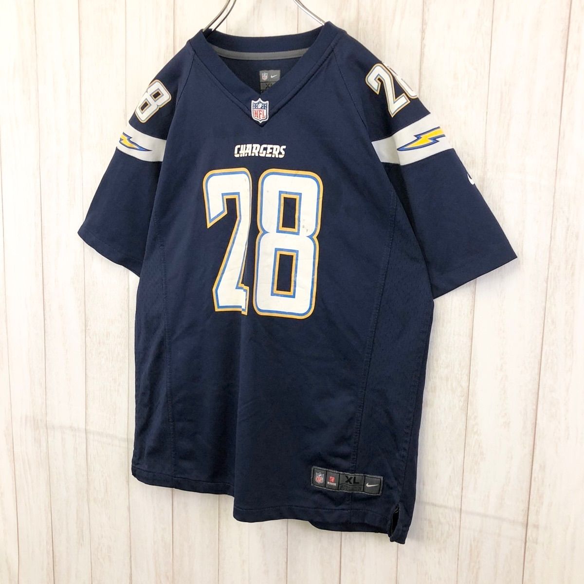 【感謝価格】 LA NFL NIKE XXXLサイズ 新品 チャージャーズ 黒 ゲームシャツ シャツ
