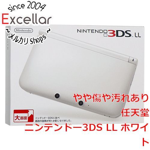 ・3ds L L 本体【タッチペンなし】 bn:4] ニンテンドー3DS LL ホワイト SPR-S-WAAA タッチペンなし
