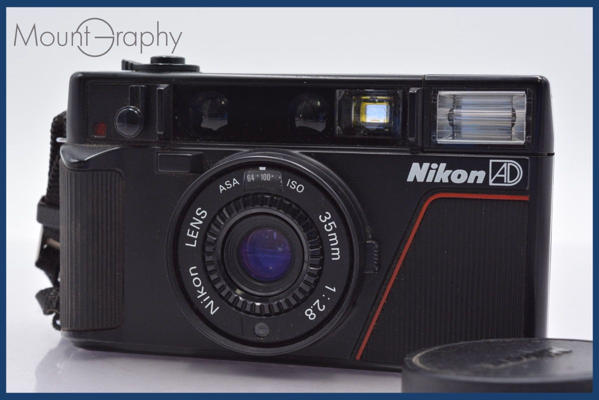 Nikonニコン L35 AF AD 2台まとめ売り ジャンク品 ① ☆ジャンク特価☆ ニコン Nikon AD L35 35mm F2.8 単三電池仕様