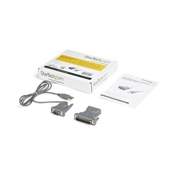 USB-RS232Cシリアル変換ケーブル DB9-DB25変換コネクタ付き