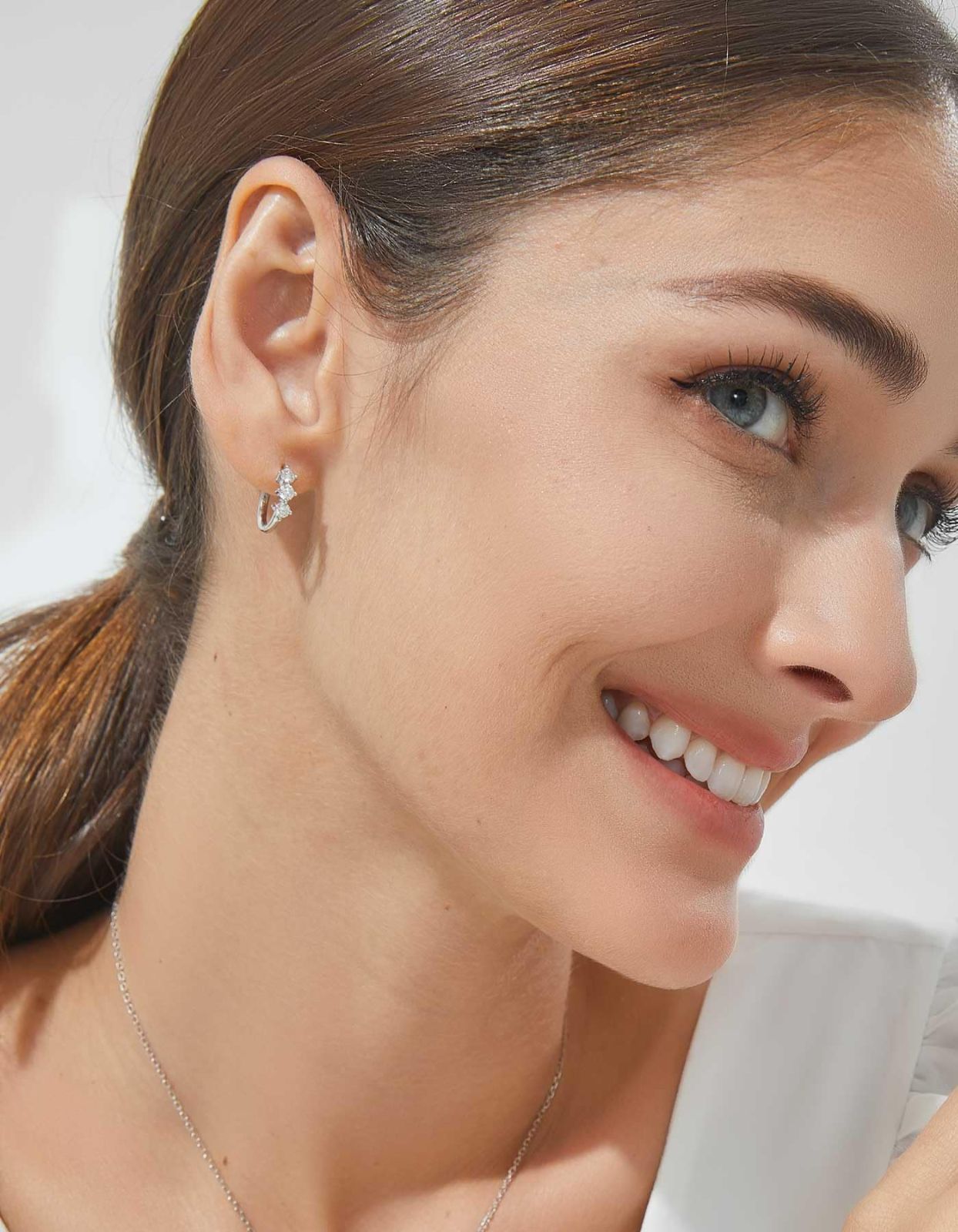 レディース フープダイヤモンド