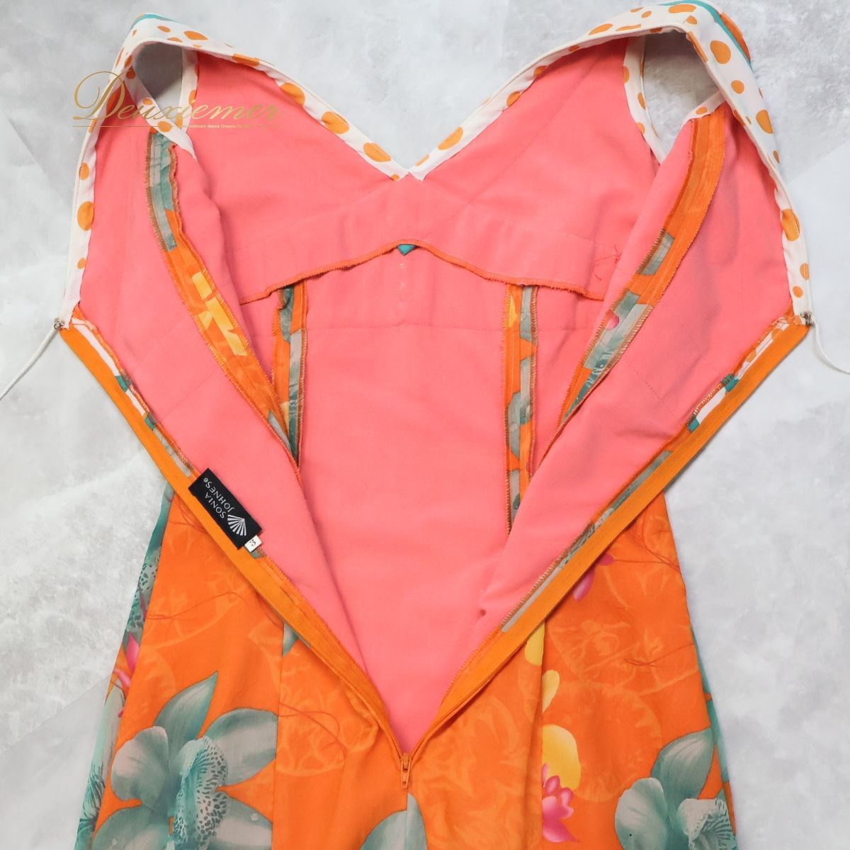 フラメンコ衣装】オレンジ SONIA JOHNES ソニアジョーンズ ワンピース