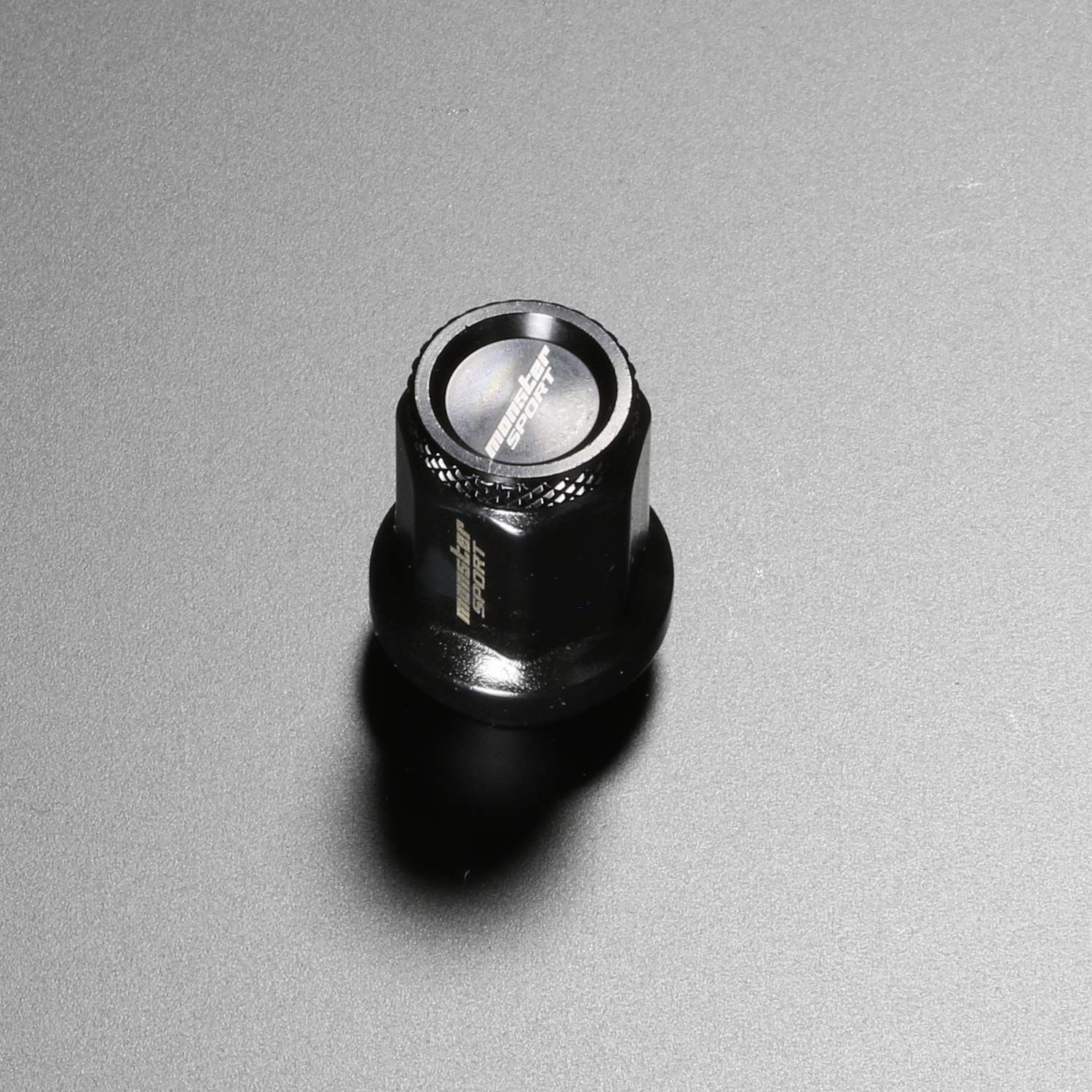 MONSTER SPORT ヘプタゴンホイールナット Type-2 M12×P1.25 20個セット ブラック スズキ 日産 スバル他用 ホイールナット 684520-0020BK FFCRYSTALESIA_COM