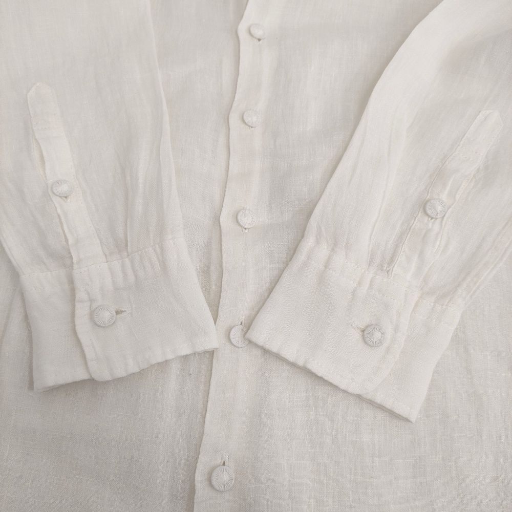 R&D.M.Co- リネン 長袖シャツ ホワイト レディース オールドマンズ  