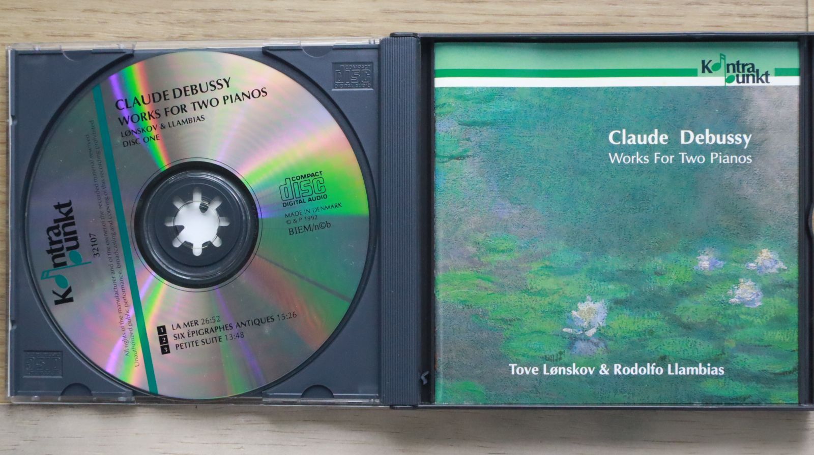 輸入盤CD☆クロード・ドビュッシー/DEBUSSY, C.□ Works for 2 Pianos