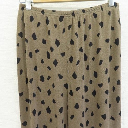 イタリヤ GKITALIYA 伊太利屋 パンツ ワイドパンツ レオパード